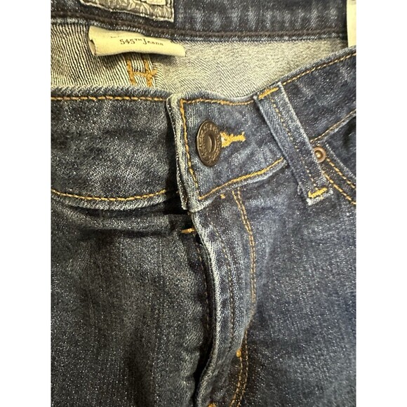 Levis 545 Jeans Size 10 Ladies Low Boot Cut Stretch‎ Blue Denim Bootcut - Picture 6 of 16
